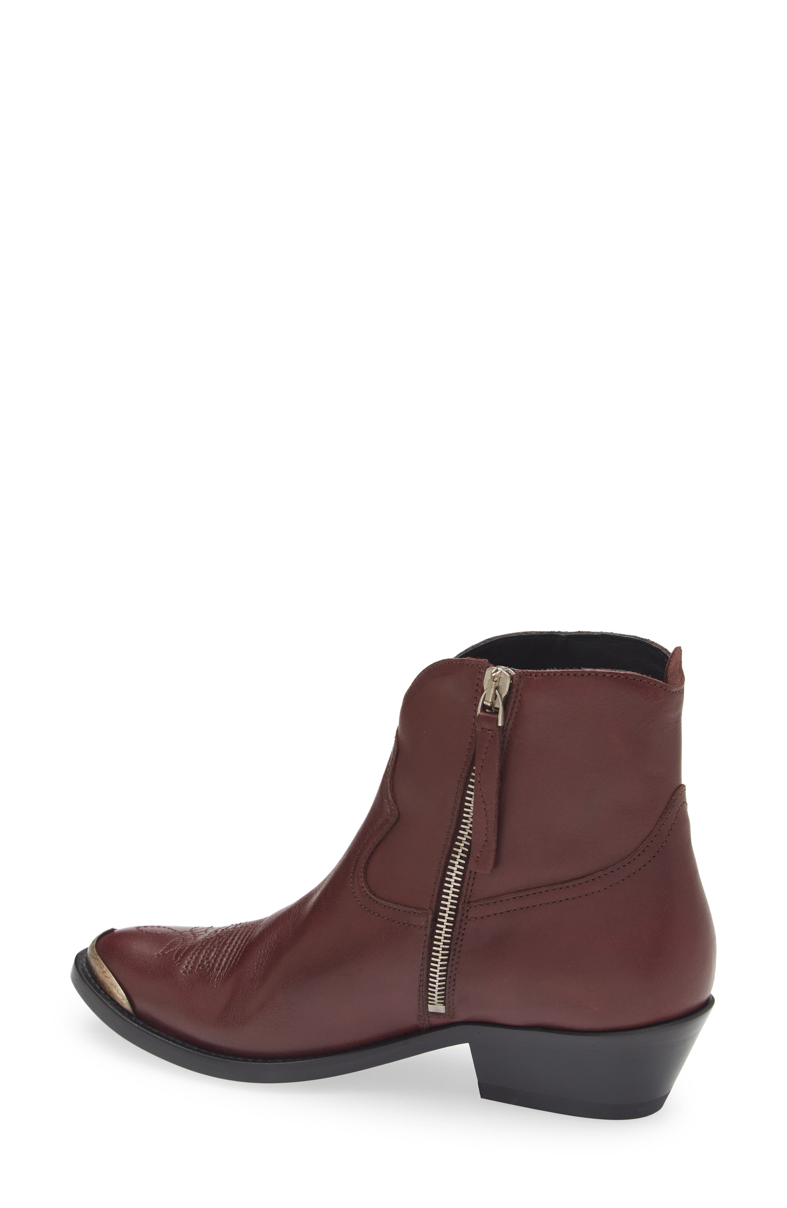 Golden Goose Young Western Boot, Alternate, color, Bordeaux