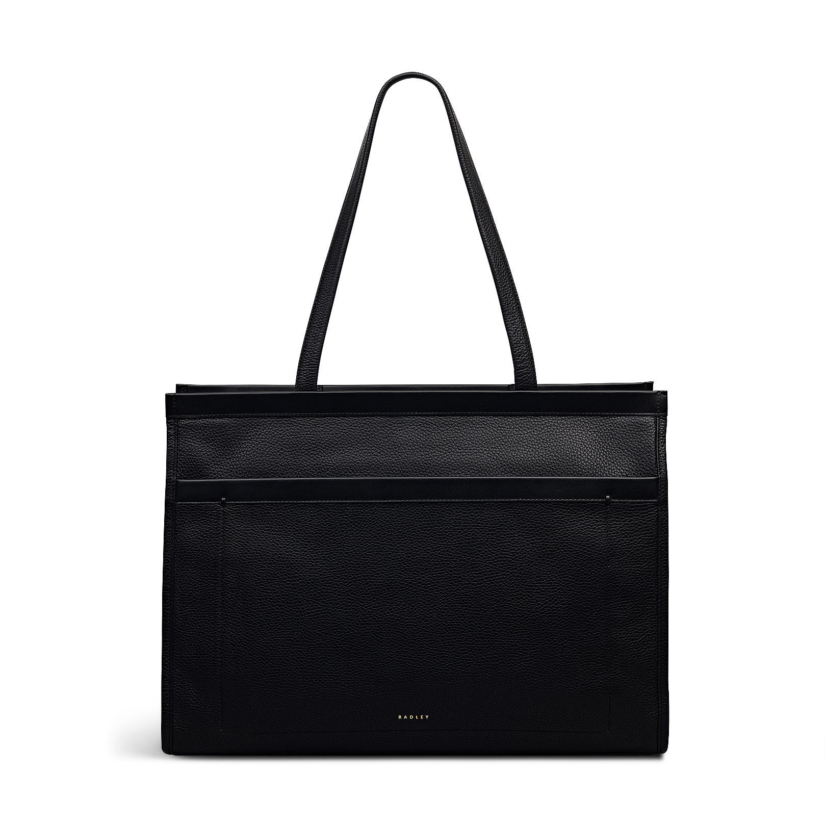 Radley Alba Place Large Ziptop Workbag, Main, color, Black