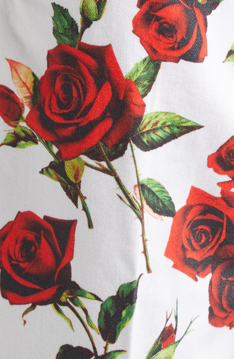 L'AGENCE Blaine Crop Stovepipe Jeans, Alternate, color, Butterfly Jungle