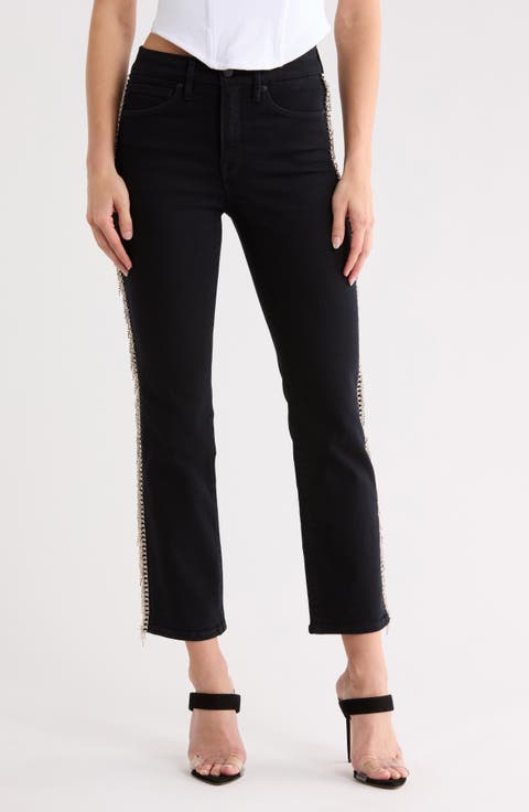 Good Legs Straight Crystal Jeans
