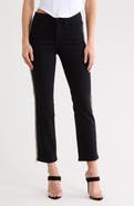 Good American Good Legs Straight Crystal Jeans