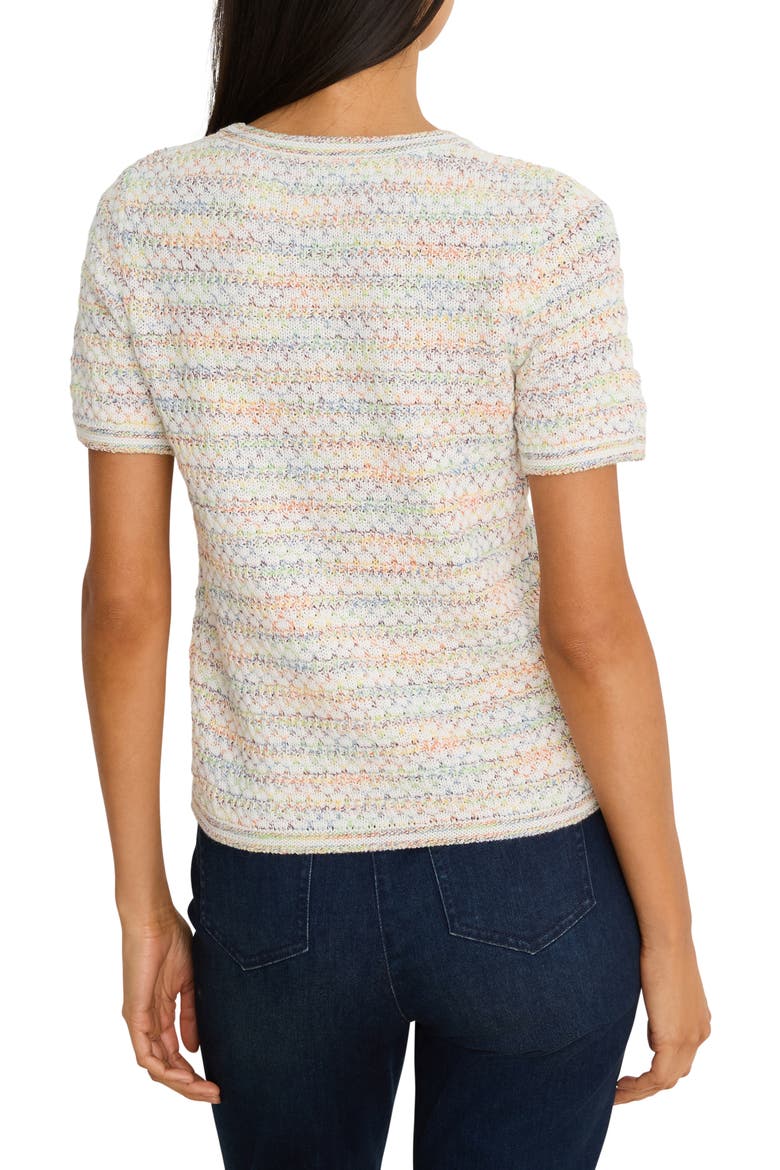 Palette Mix Cotton Blend Sweater Top, Alternate, color, GREEN MULTI