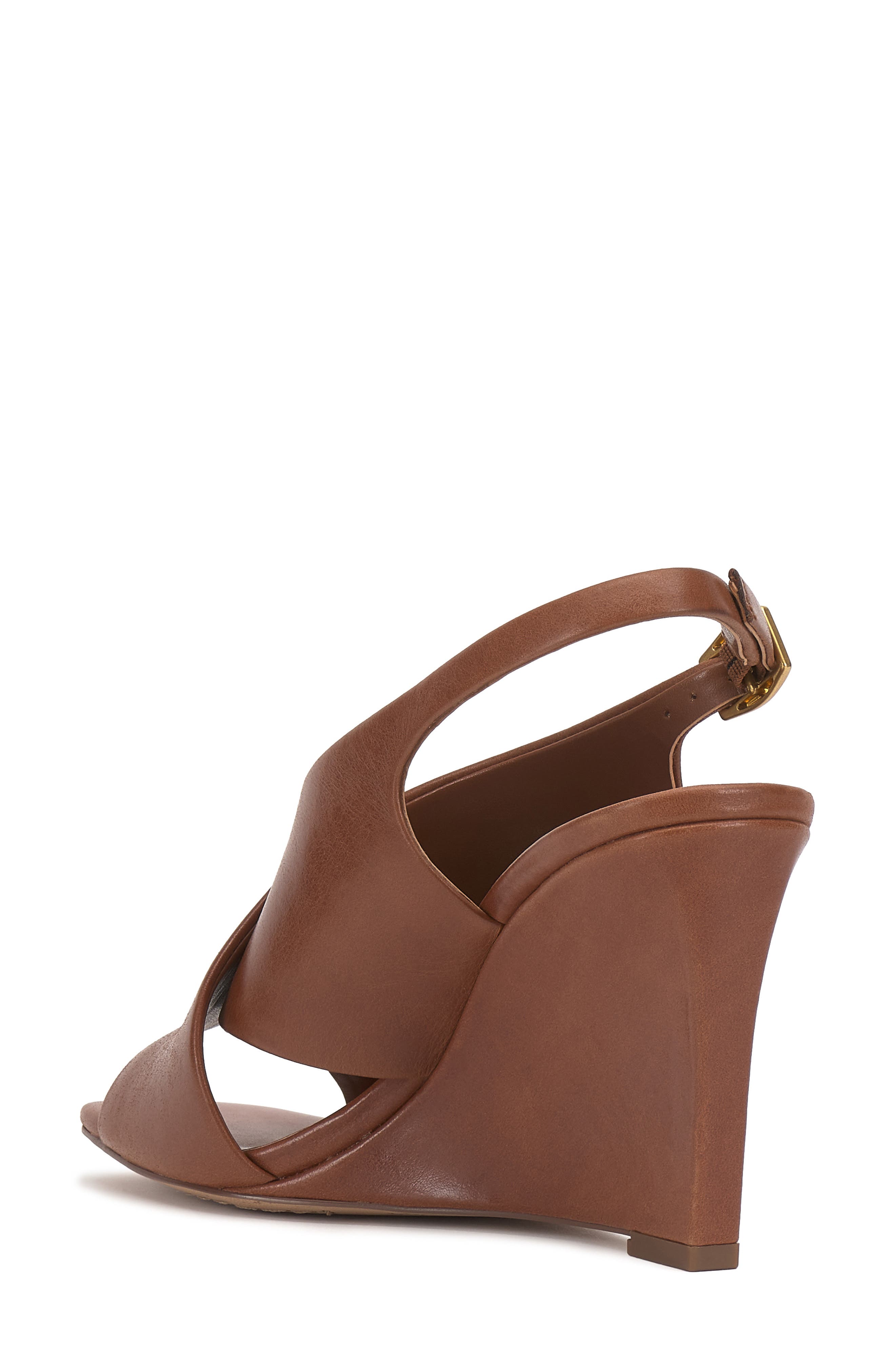 Ameira Slingback Wedge Sandal, Alternate, color, BRANDY