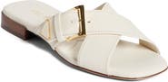 Prada Square Toe Flat Sandal