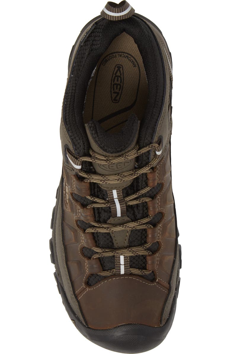 KEEN Targhee III Waterproof Hiking Shoe, Alternate, color, Bungee Cord/Black