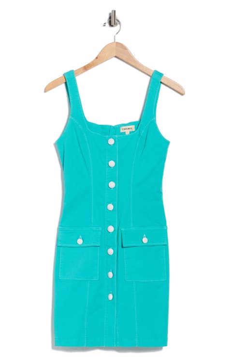 Midy Button Front Tank Dress
