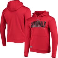 New Era Men's New Era Cardinal Arizona Cardinals Combine Authentic Hard Hash Pullover Hoodie
