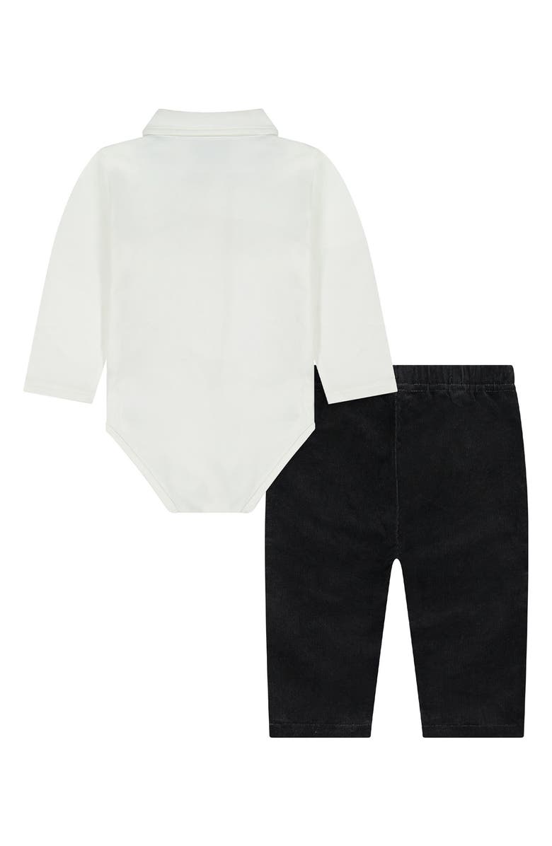 Andy & Evan Polo Bodysuit, Pants & Bowtie Set, Alternate, color, 