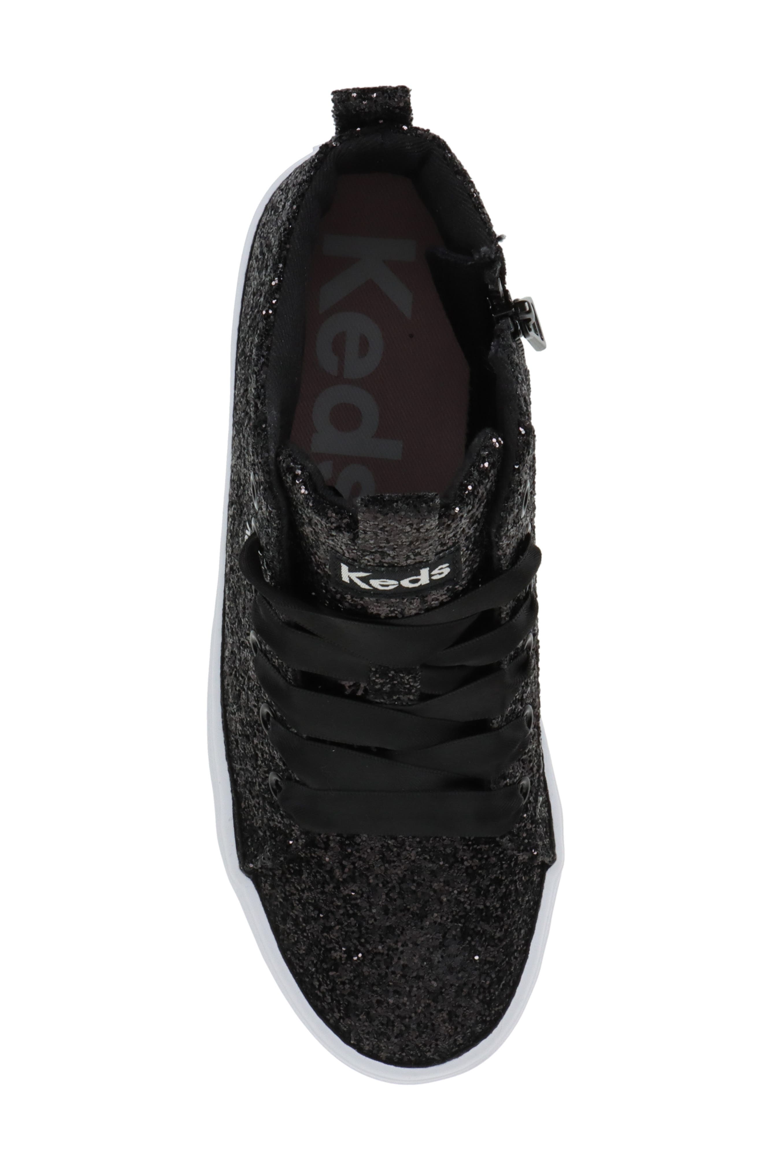 Keds<sup>®</sup> Kids' Triple Up Glitter Celebration High Top Sneaker, Alternate, color, 