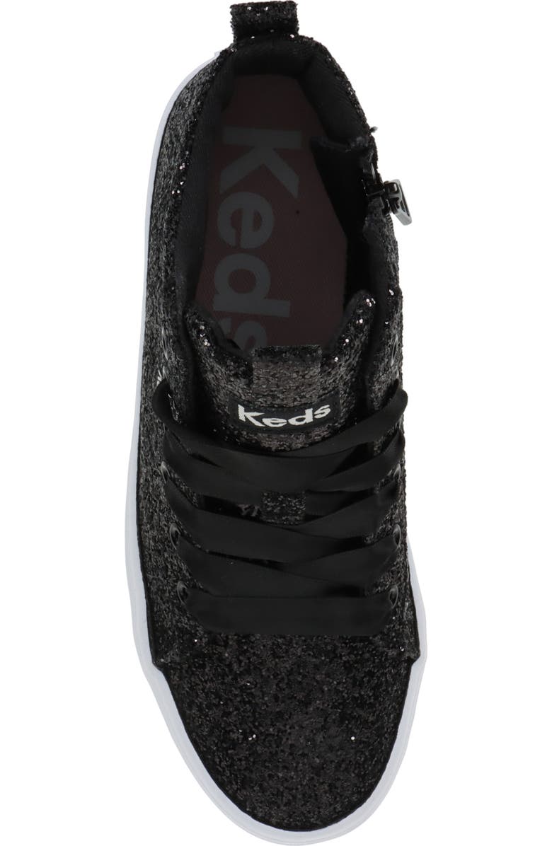 Keds<sup>®</sup> Kids' Triple Up Glitter Celebration High Top Sneaker, Alternate, color,