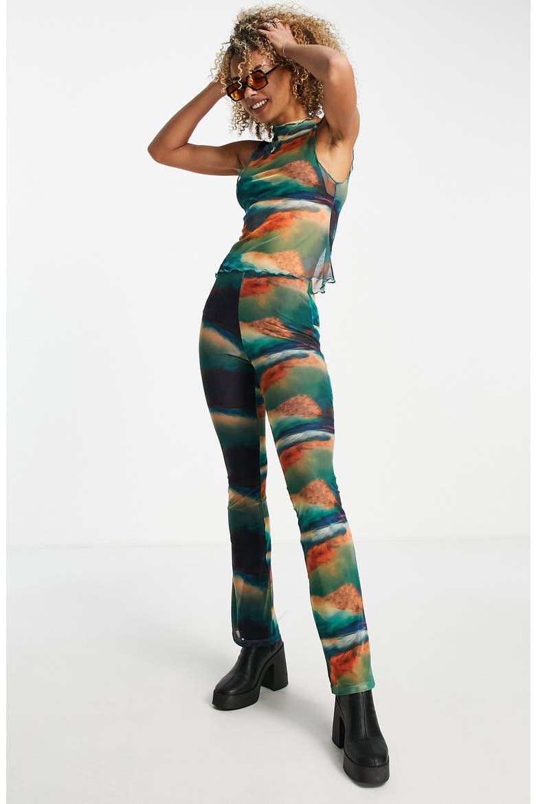 Landscape Mesh Tank, Alternate, color, BLUE MULTI