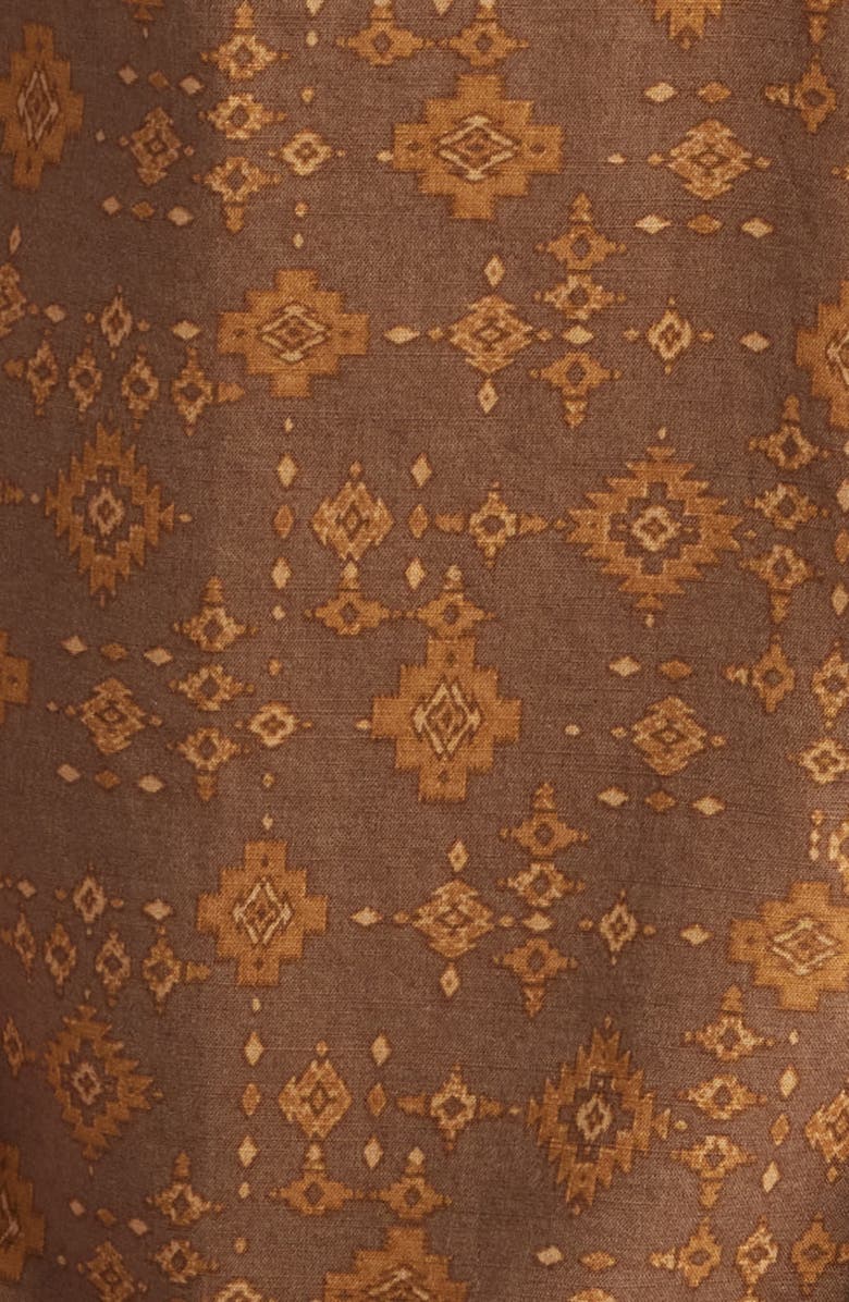 Pendleton Laramie Geo Print Short Sleeve Snap-Up Western Shirt, Alternate, color, 