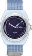 Nixon Light-Wave Solar Nylon Strap Watch, 36mm