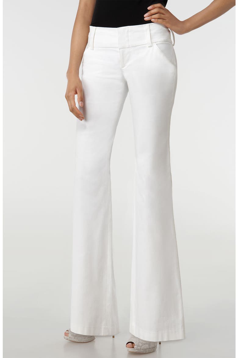 Wide Waistband Pants, Main, color, BRIGHT WHITE