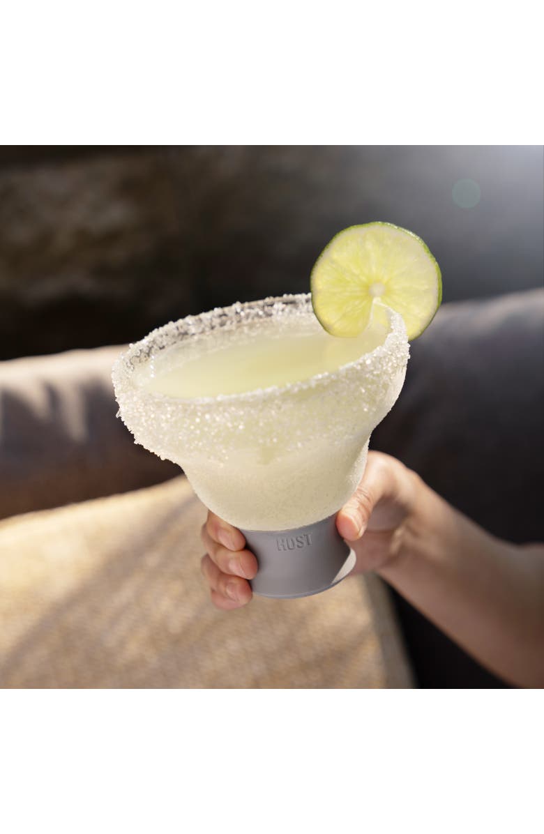 HOST Glass FREEZE Margarita Cooling Cup Set of 2, Alternate, color, Gray