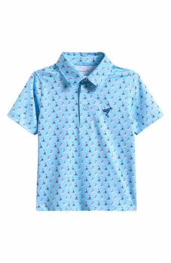 Kids' Sailboat Print Polo