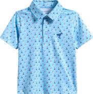 AMERICAN FIT Kids' Sailboat Print Polo