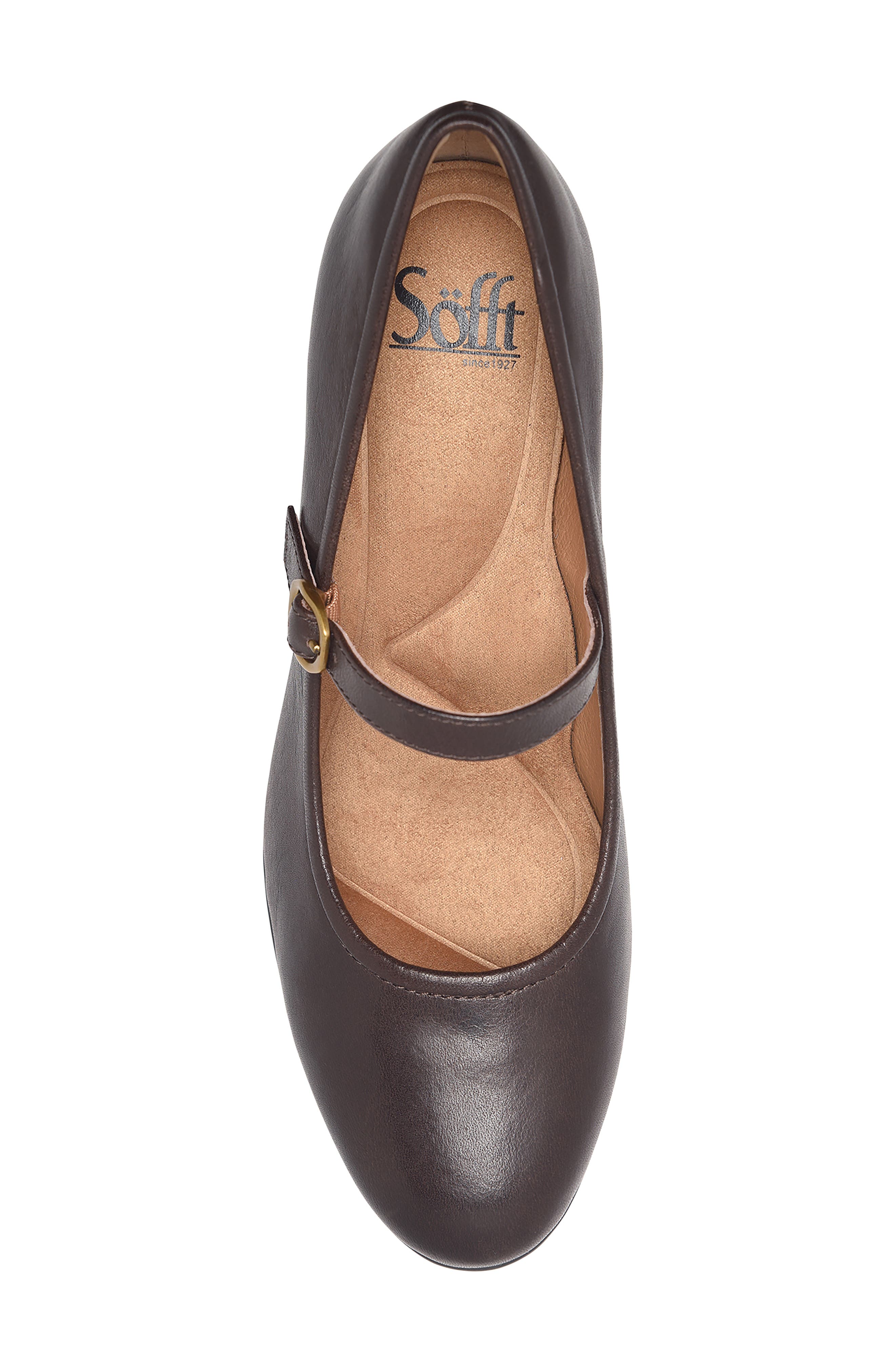 Adalaide Mary Jane Pump, Alternate, color, CHOCOLATE