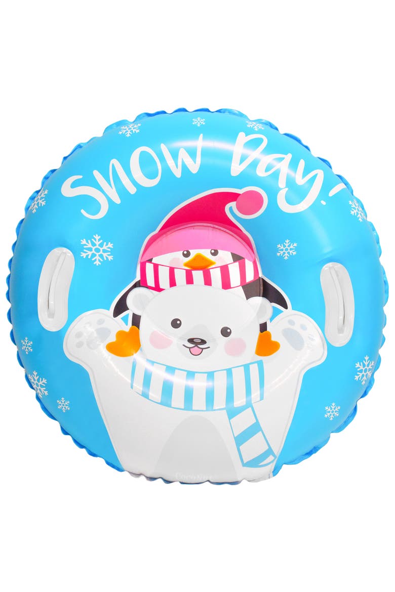 Snow Day Bear & Penguin 32" Junior Snow Tube,5+, Main, color, Multicolored