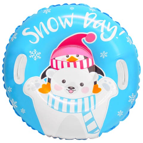 Snow Day Bear & Penguin 32" Junior Snow Tube,5+