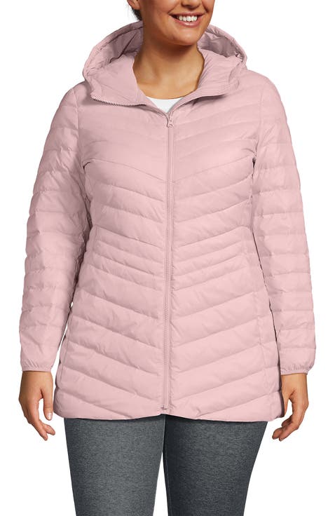 Plus Size Wanderweight Packable Down Long Jacket