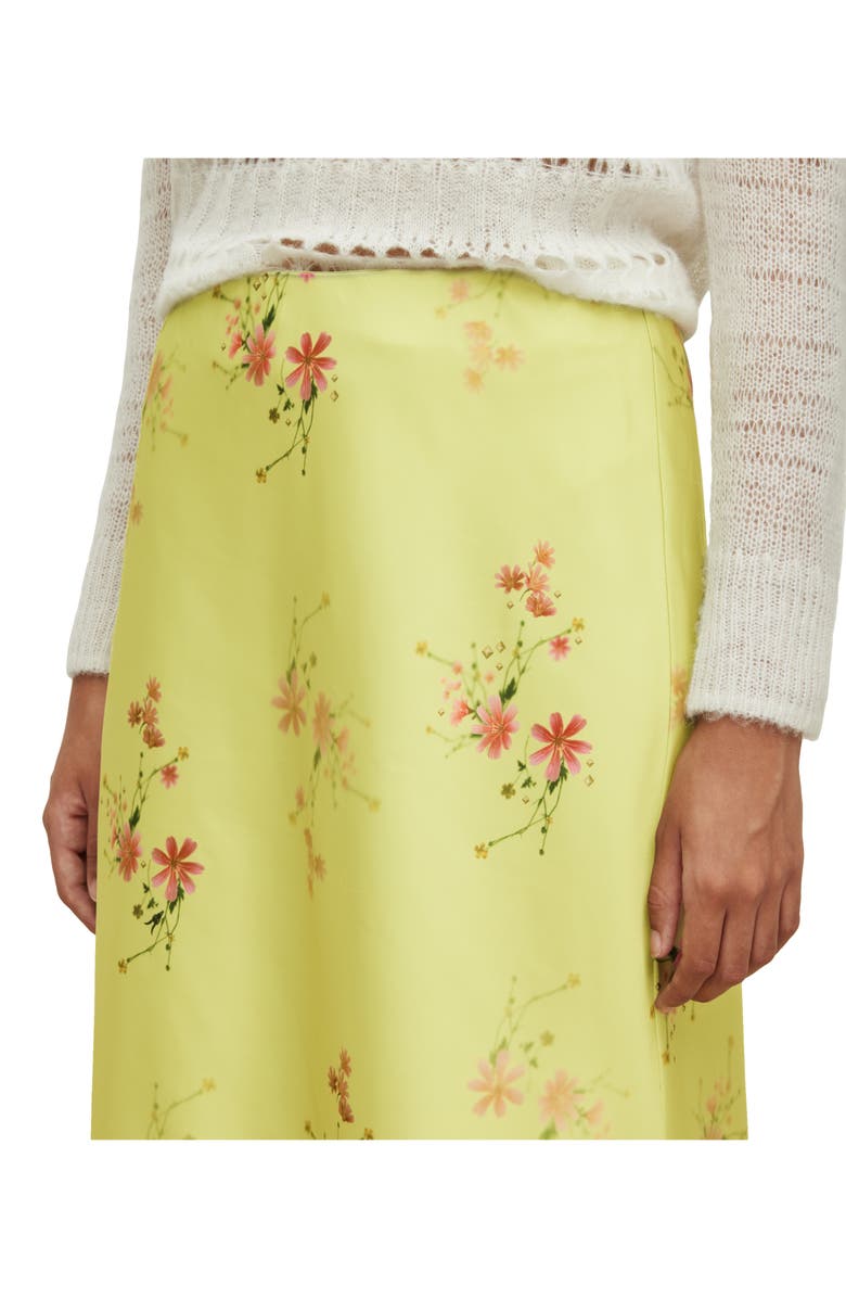 AllSaints Raya Solanio Midi Skirt, Alternate, color,