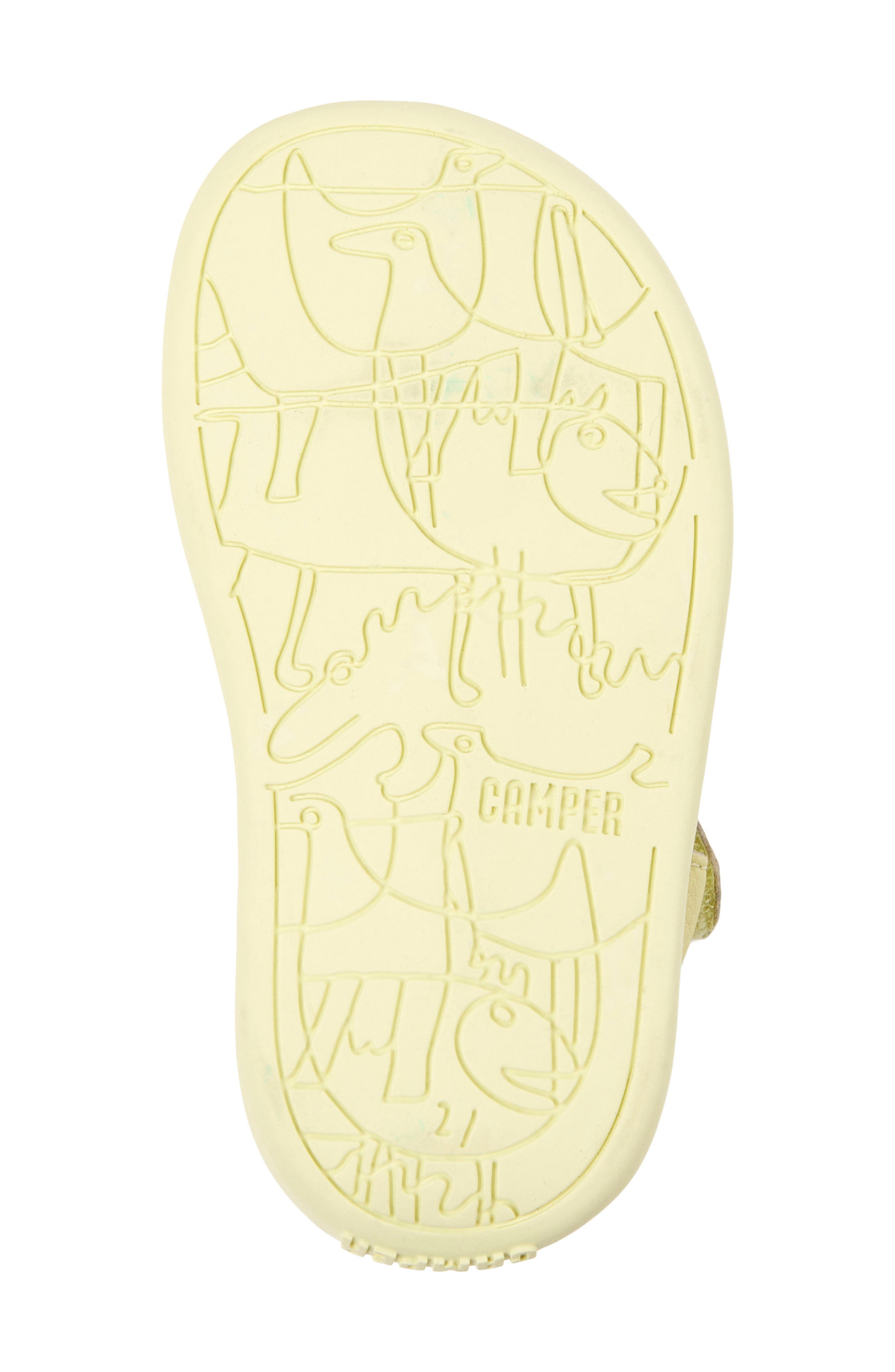 Camper Kids' Bicho Twins Mismatch Sandal, Alternate, color, Multi - Brown