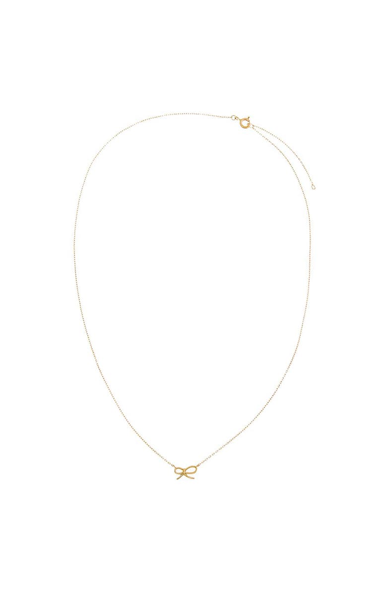 BY ADINA EDEN Bow Tie Pendant Necklace 14K, Alternate, color,