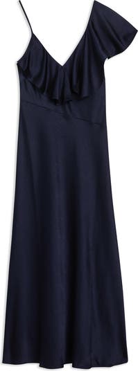 関税.送料込 Ted Baker Keomi ワンピース ドレス Ted Baker London Keomi Waterfall Ruffle Satin Midi Dress