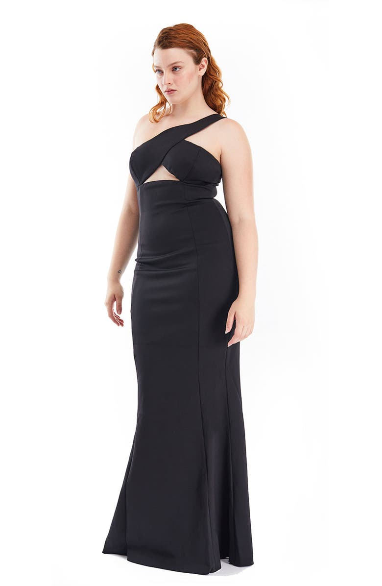 Mother of All Sabine Maxi Dress, Alternate, color, Black