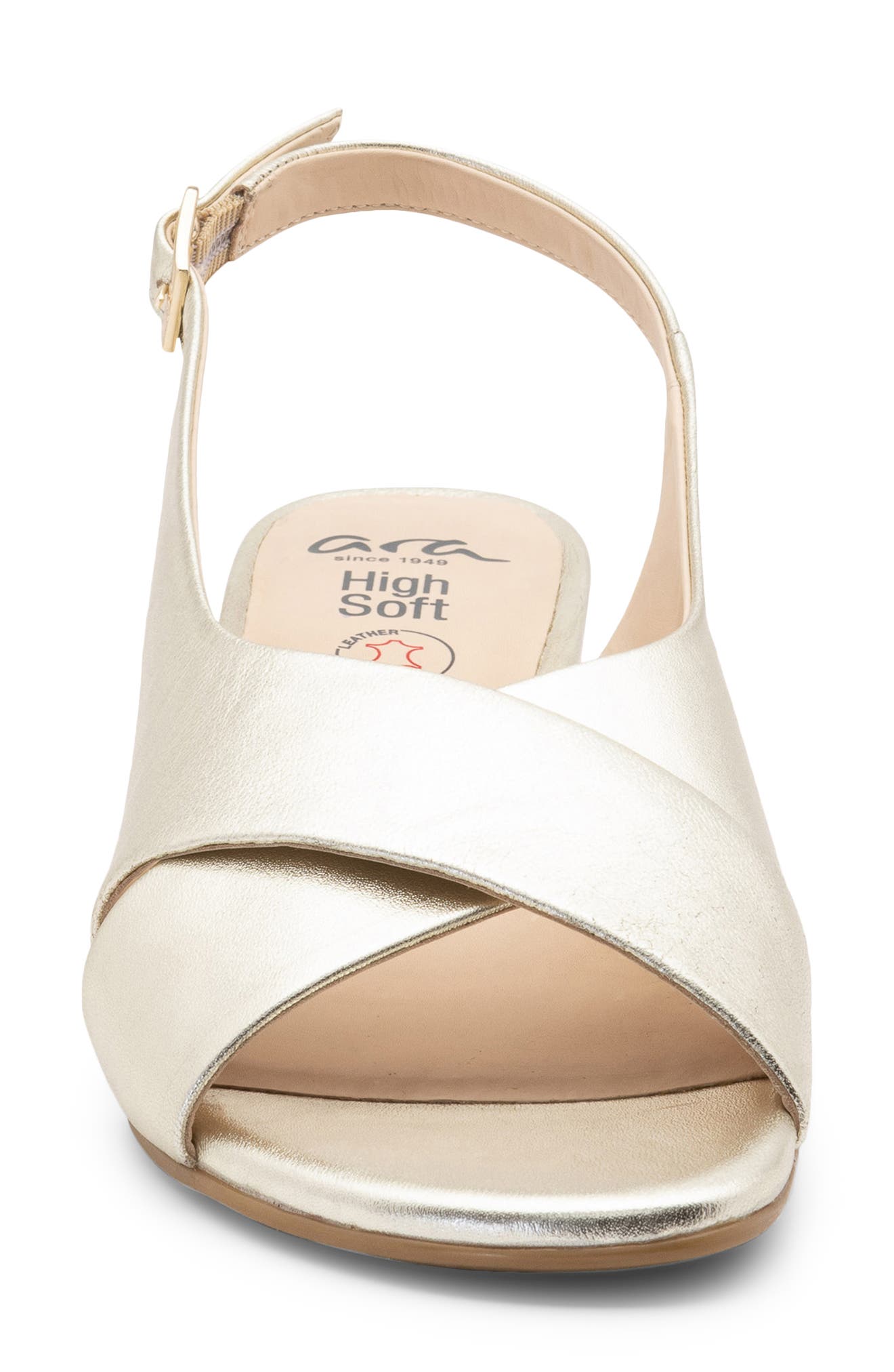 Petunia Slingback Sandal, Alternate, color, PLATINUM METALLIC CALF