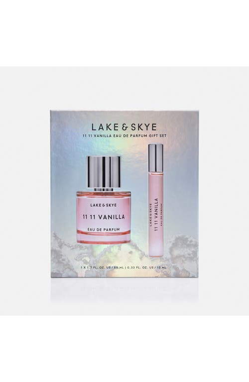 Lake & Skye 11 11 Vanilla Eau De Toilette Set $130 Value In Transparent