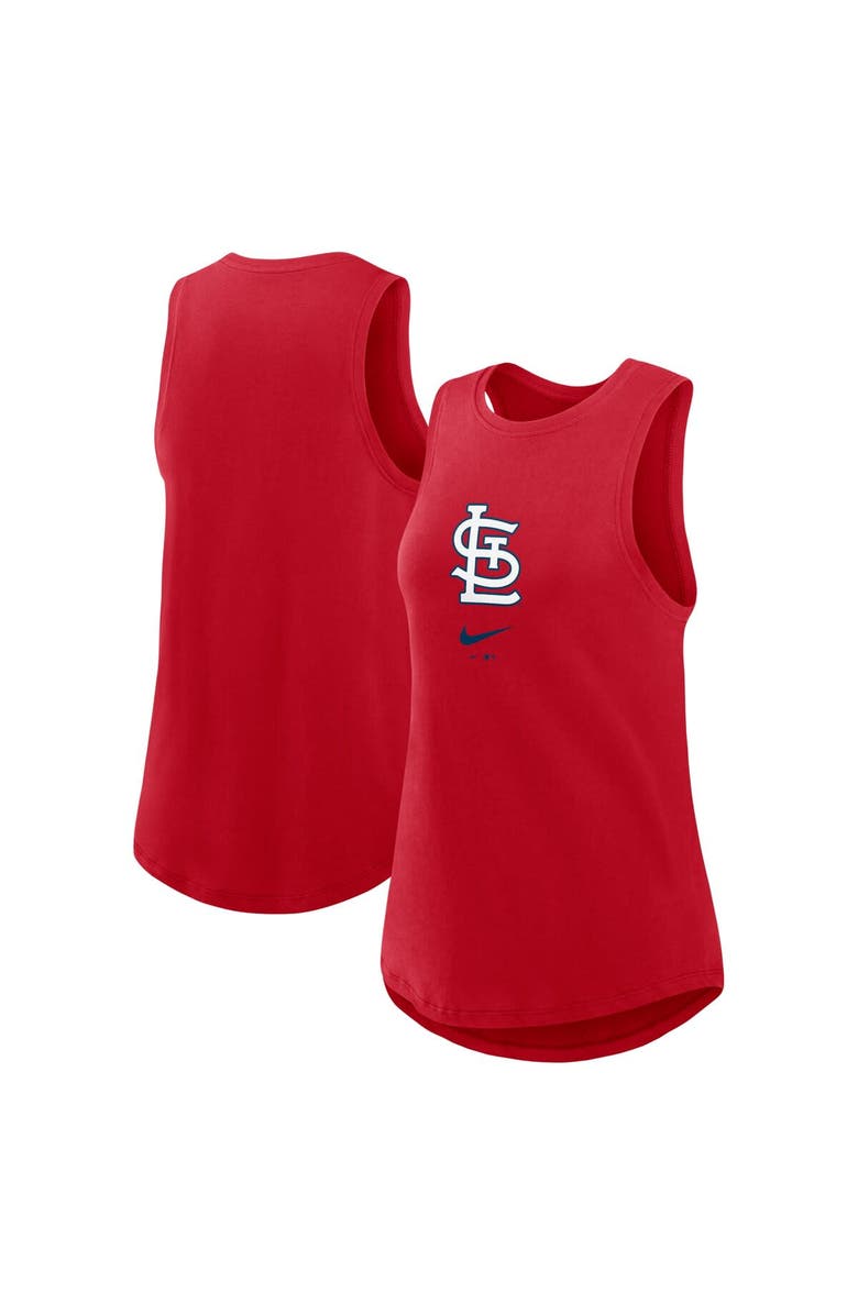 Nike Women's Nike Red St. Louis Cardinals Legacy Icon High Neck Fashion Tank Top, Main, color, 