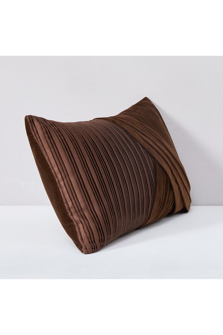 Shitake Pillow Cover, Alternate, color, Brown