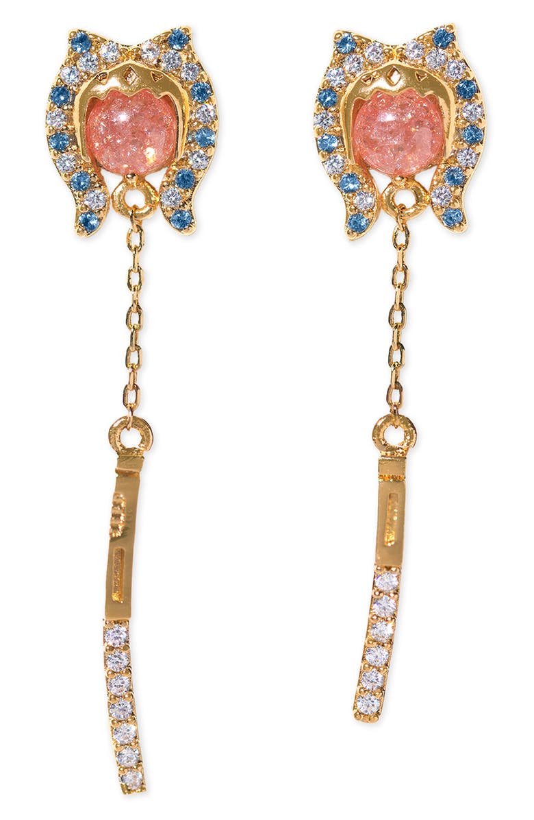 Girls Crew Star Wars<sup>™</sup> Ahsoka Tano<sup>™</sup> Drop Earrings, Main, color, Gold
