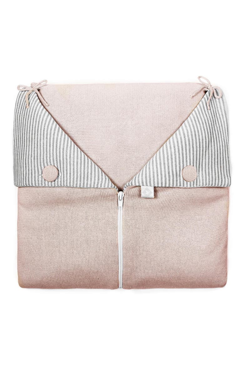 Cocoon Zip-Up Wearable Blanket, Alternate, color, LIGHT PINK