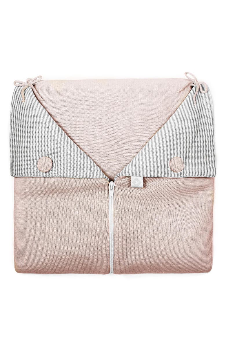 RIAN TRICOT Cocoon Zip-Up Wearable Blanket, Alternate, color, Light Pink