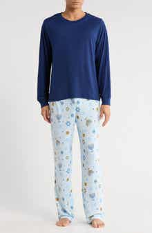 JACLYN Dad Matching Family Hanukkah Print Shirt & Pants Pajamas