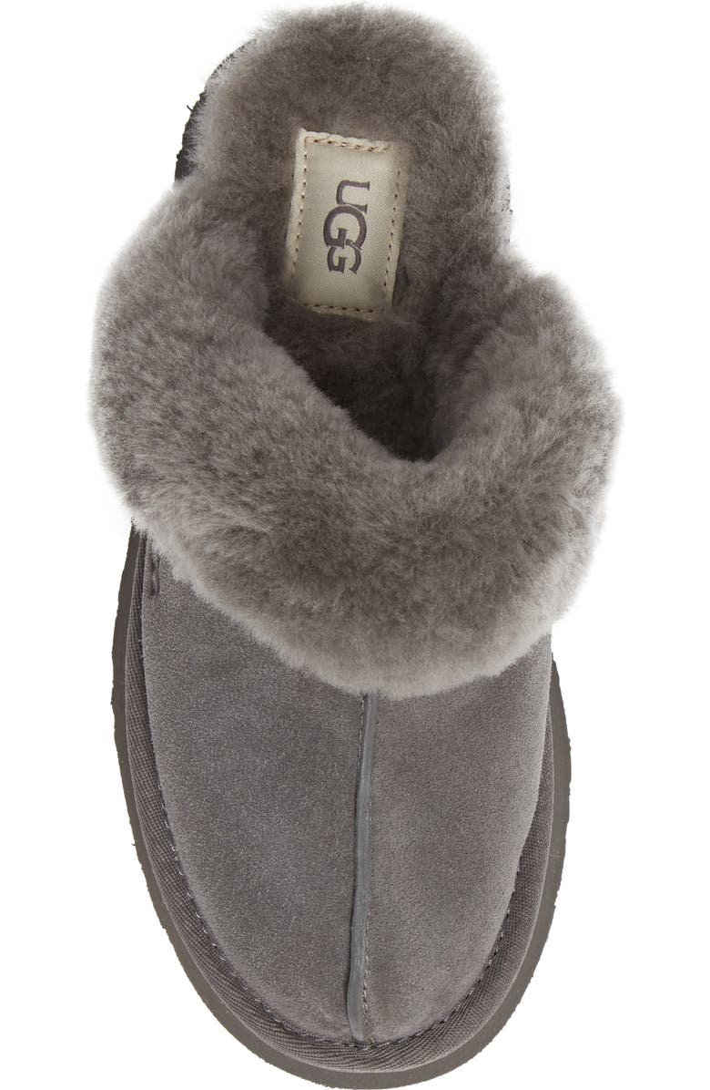 UGG<sup>®</sup> Disquette Slipper, Alternate, color, Charcoal
