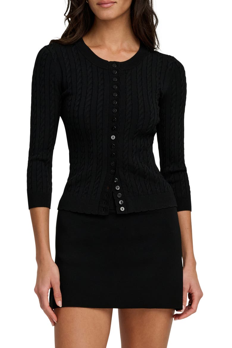 The Keepsake Cardigan, Main, color, BLACK