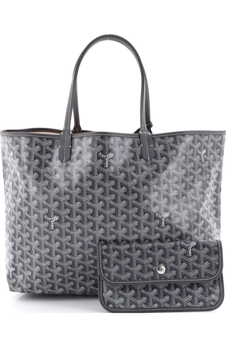 Pre-Owned Goyard Saint Louis Tote Coated Canvas PM, Alternate, color, Gray