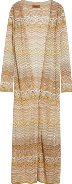 Missoni Metallic Zigzag Jacquard Duster
