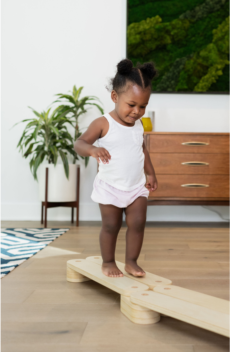 Poppyseed Play Wooden Balance Beam, Alternate, color, Natural