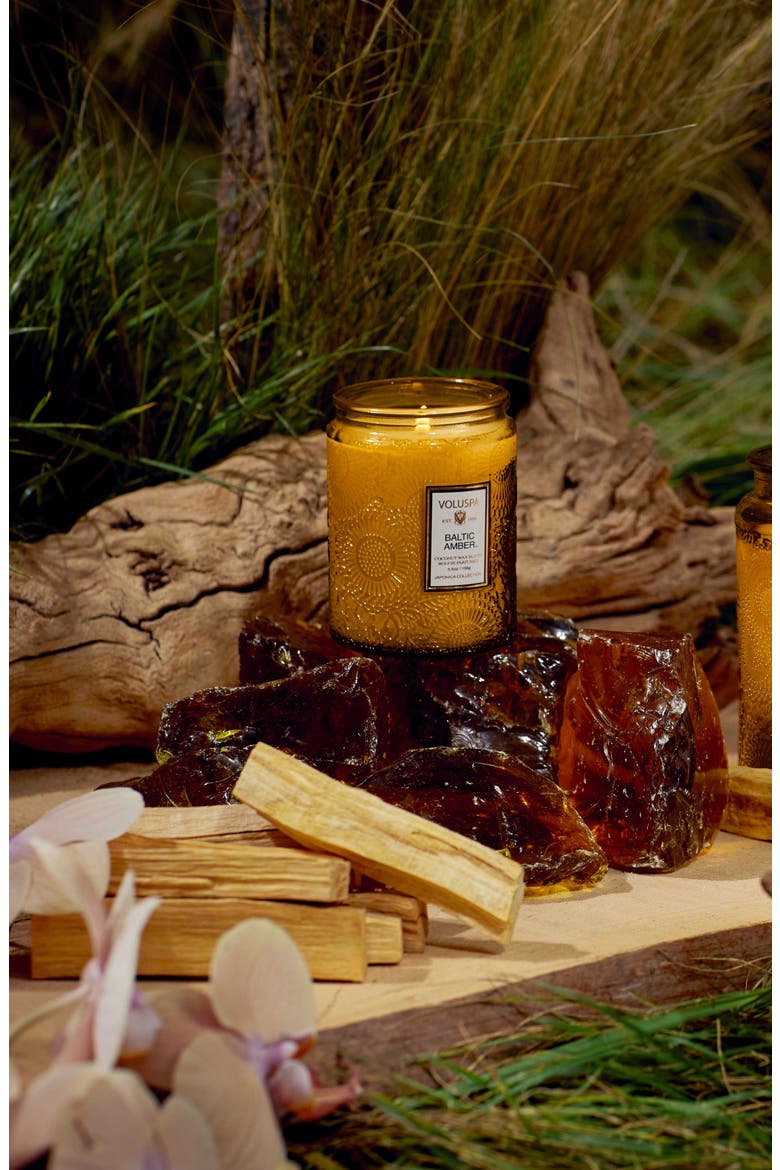 Baltic Amber Small Jar Candle, Alternate, color, BALTIC AMBER