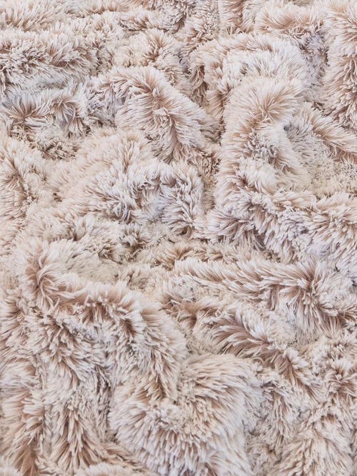 Sea To Me Blankets San Francisco Shag Faux Fur Throw Blanket In Sand
