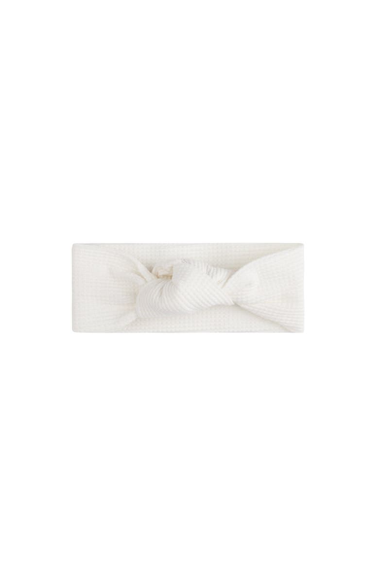 Ely's & Co. Embroidered Collar Collection - Knot Headband, Main, color, Ivory Girl