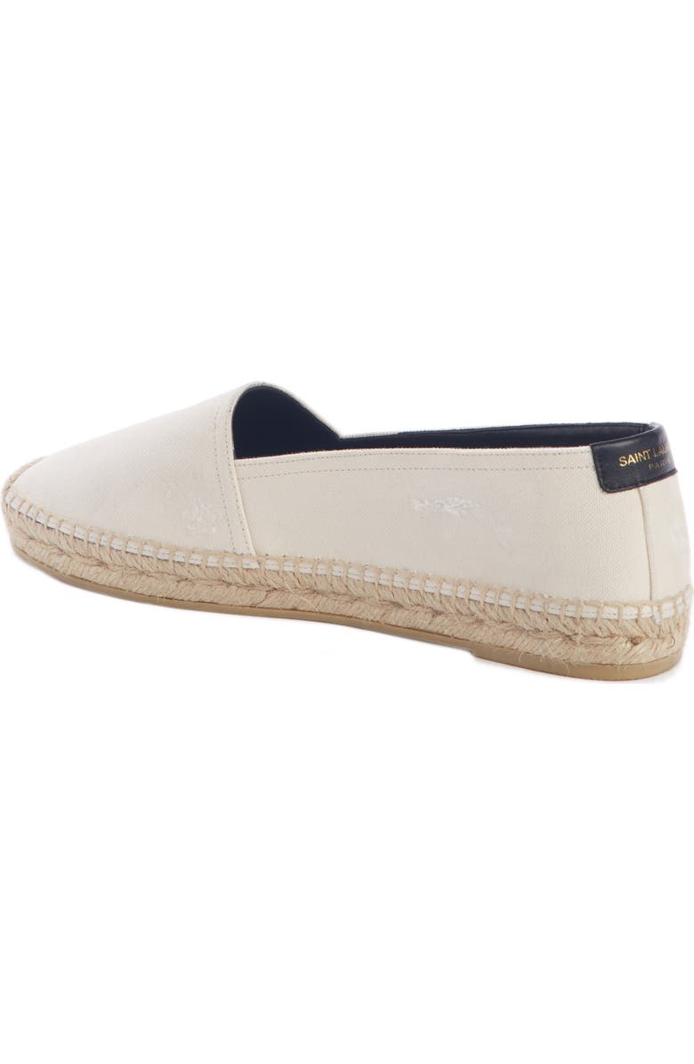 Saint Laurent Logo Embroidered Espadrille, Alternate, color,
