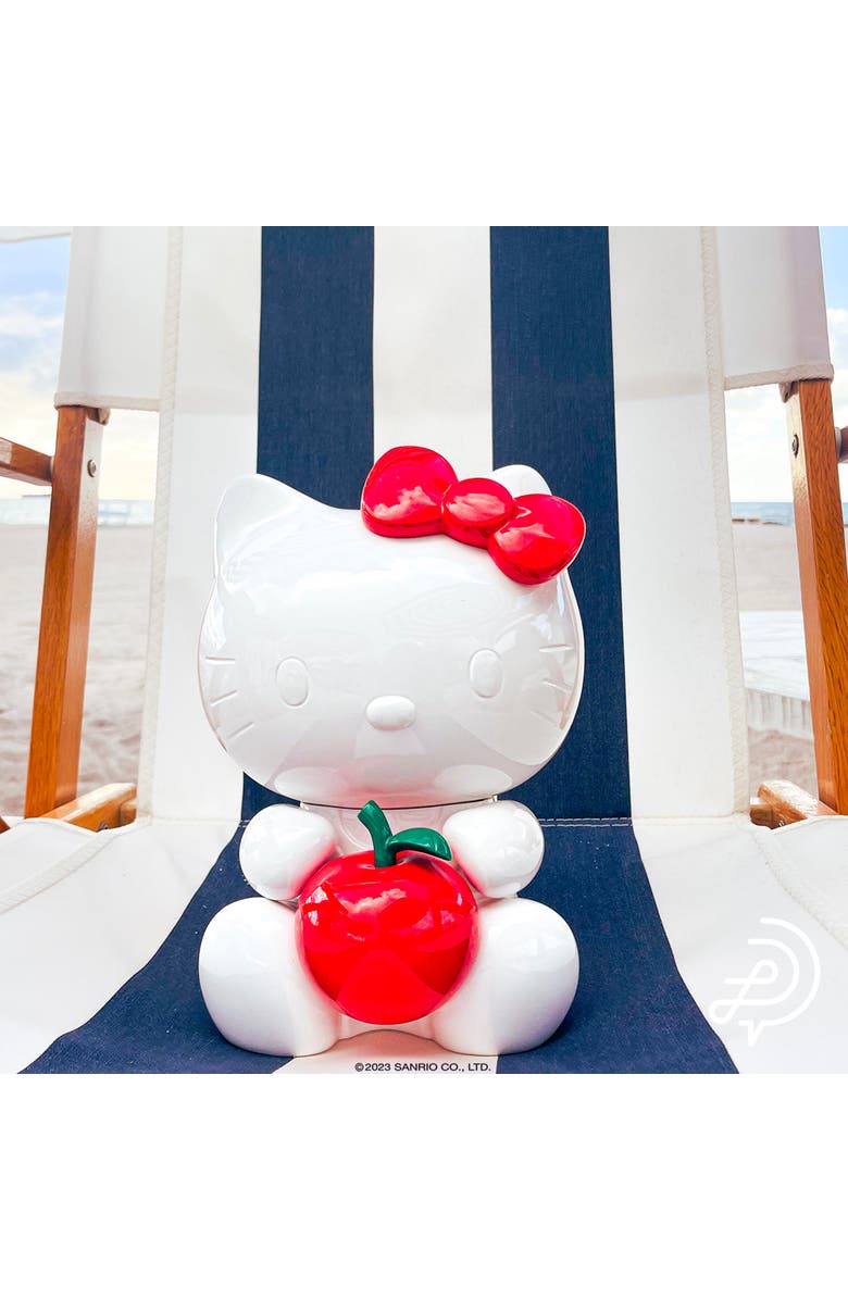 Leblon Delienne Hello Kitty With Apple Figurine, Alternate, color, Red / White