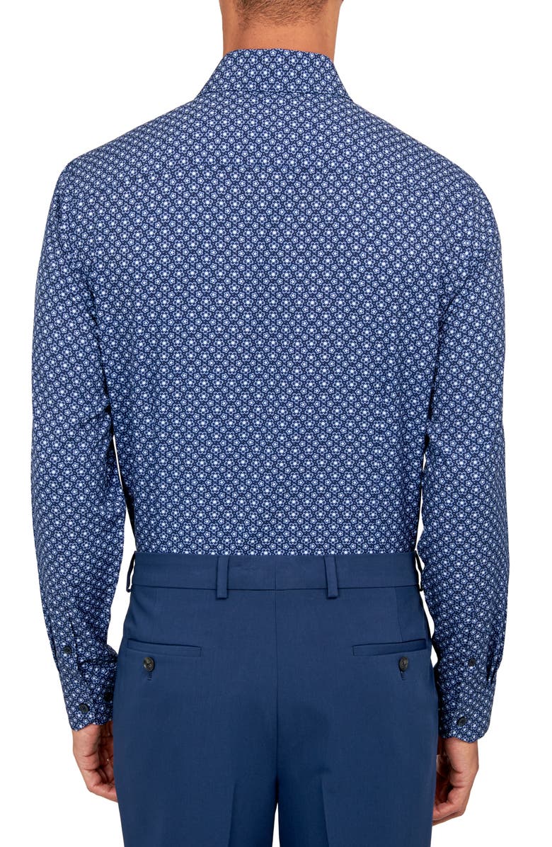 W.R.K Sketch Floral Performance Dress Shirt, Alternate, color,