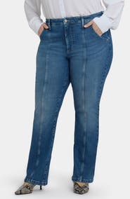 NYDJ Billie Seamed High Waist Mini Bootcut Jeans